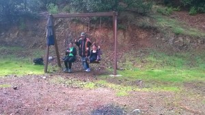 Fun at the picnic site