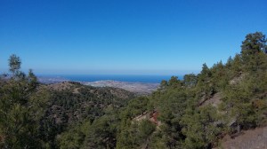 very clear day, view to the north coast