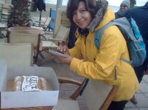 Koula with Vasilopitta