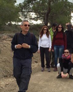 laura-squatting-xenophon-cheerful